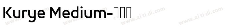 Kurye Medium字体转换